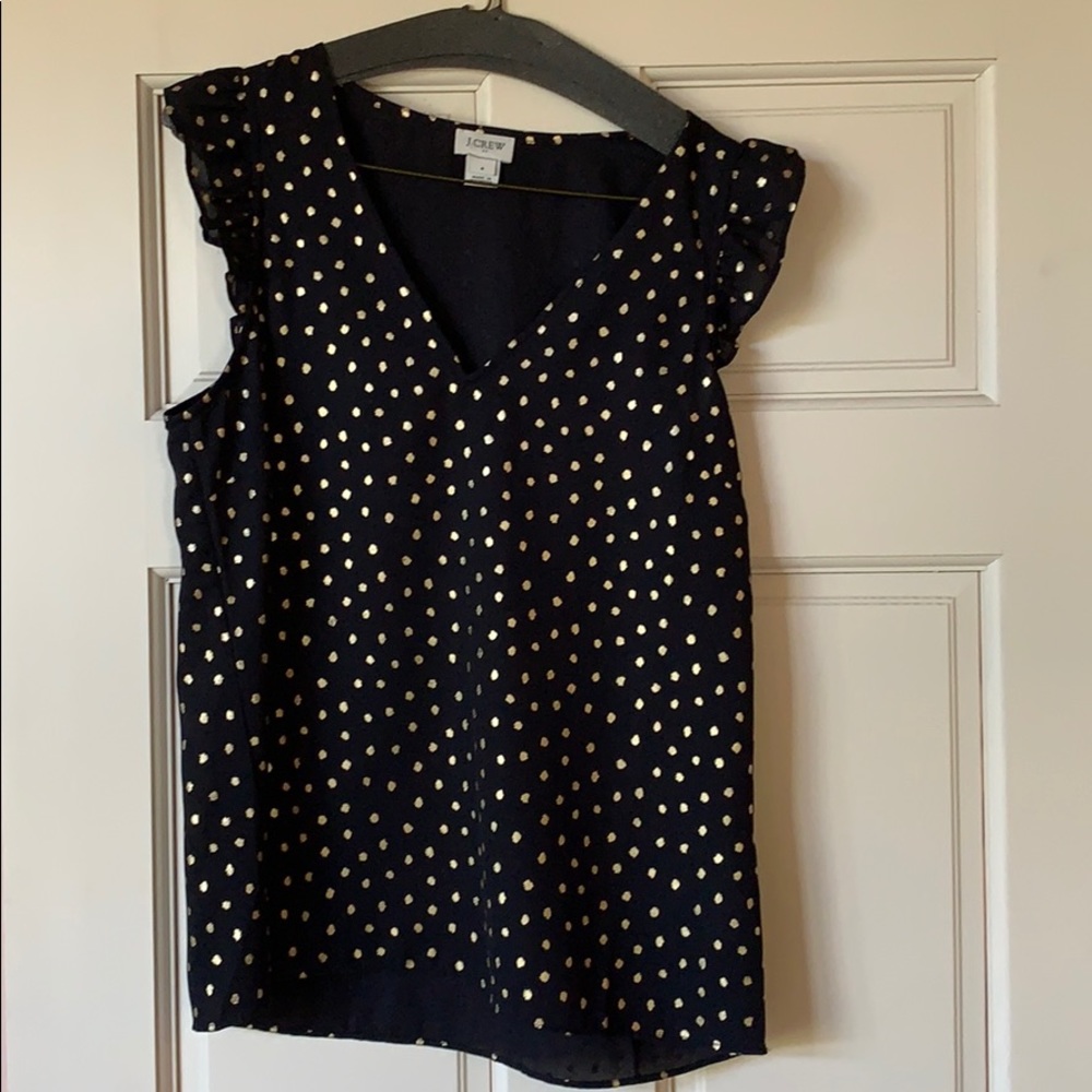 J. Crew Polka Dot Tank Top